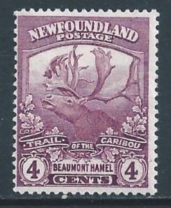 Newfoundland #118 MH 4c Caribou