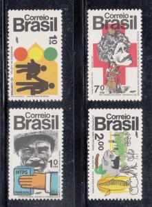 Brazil Scott #1268-1271 MH