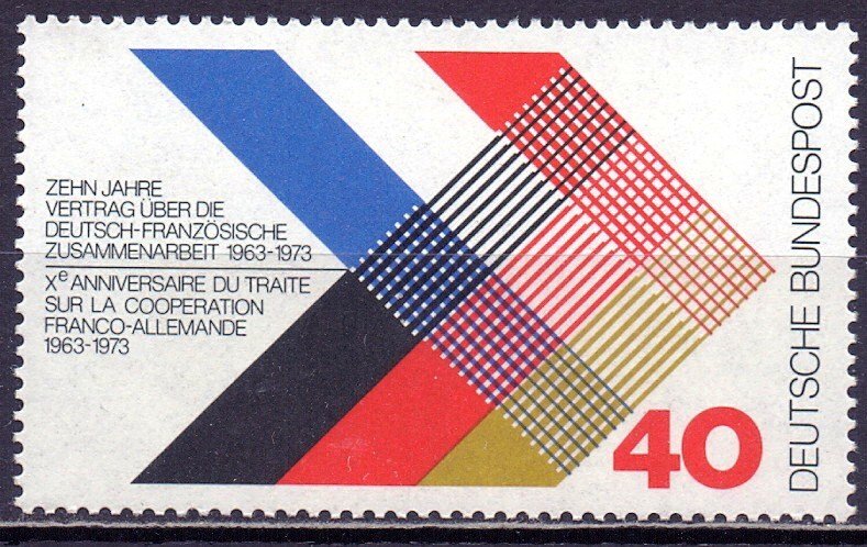 Germany. 1973. 753. Friendship with France. MNH.