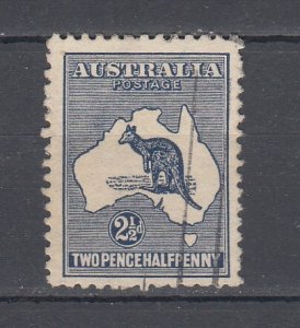 J45880 1913 australia used #4 wmk 8 kangaroo