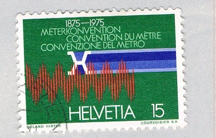 Switzerland Radio waves green 15c (AP122009)