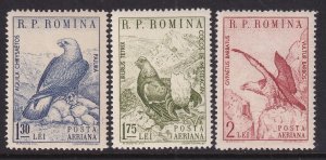 Romania C76-C78 Birds MNH VF