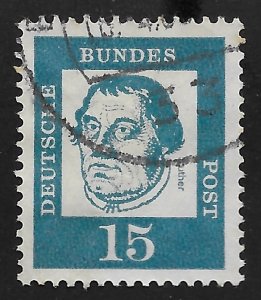 Germany #828 15pf Portraits - Martin Luther