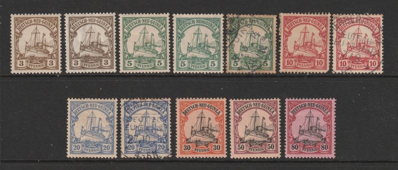 German New Guinea a small lot of yachts M&U