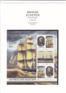 SA03 Grenada 2010 Worlds Famous Ships California souvenir sheet