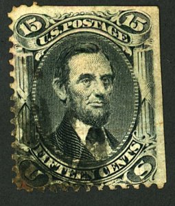 U.S. #91 USED CREASE