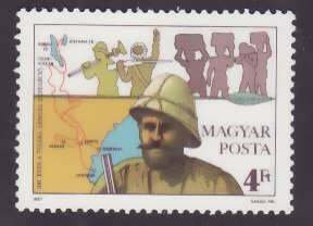 Hungary-Sc#3073-unused NH set-African Expedition-1987-