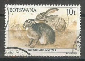 BOTSWANA, 1987, used 10t, Wildlife, Scott 411