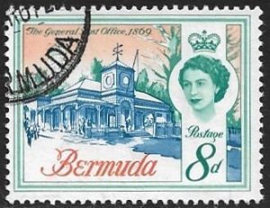 British Colonies - Bermuda Stamp Scott # 181a Used. Issue of 1967. Wmk sideways