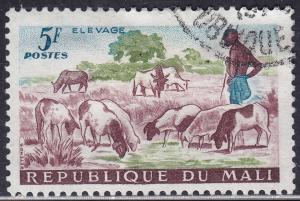 Mali 21 CTO 1961 Herding Sheep