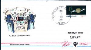 Pugh Designed/Painted Mission Saturn FDC...147 of 190 created!