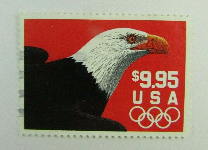 1991 United States  SC #2541  EAGLE Olympic Rings  Used stamp