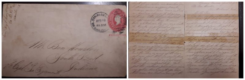 O) 1900 CIRCA- PHILIPPINES - USS OCCUPATION, COMPLETE LETTER, WASHINGTON 2c POST