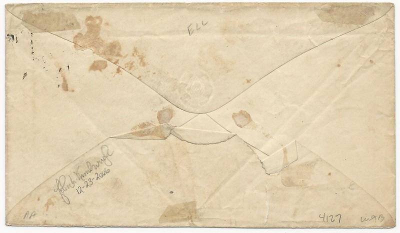 CSA Scott #12a Tied to Cover by Black Quincy, FL CDS Aug 12 Cobb Correspondence