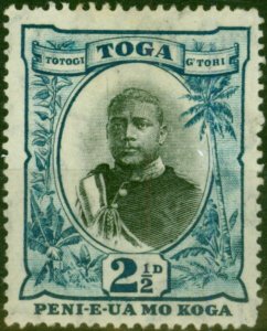 Tonga 1897 2 1/2d Black & Blue SG43 Fine LMM