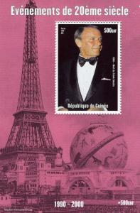 Guinea 1998 Events 20th.Century Frank Sinatra s/s Perforated mnh.vf