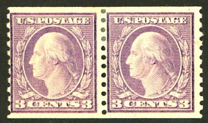 U.S. #493 MINT PAIR OG HR