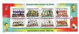Comoro 949 MNH 1998 World Cup Soccer (an7418)