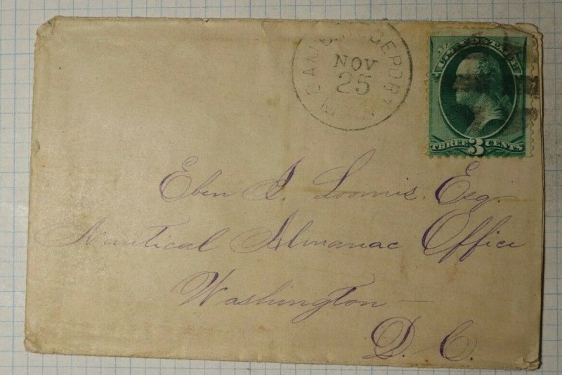 US Sc# 207 Used On Cover Can Cambridge MA City Cancel Carrier Receivd L Monogram