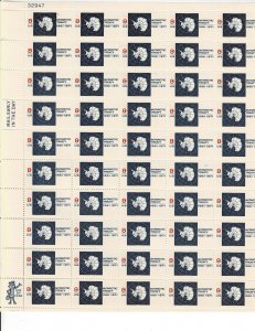 Antarctic Treaty 8c US Postage Sheet #1431 VF MNH