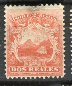 COSTA RICA; 1860s early classic issue Mint hinged Shade of 2r. value