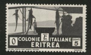 Italian Eritrea Scott 159 MH* 1934 Shark stamp CV$3