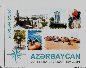 AZERBAIJAN Sc 770A NH ISSUE of 2004 - BOOKLET - EUROPA 