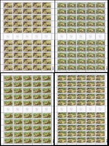 Solomon Is. WWF Prehensile-tailed Skink 4 Full Sheets 50 sets 2005 MNH