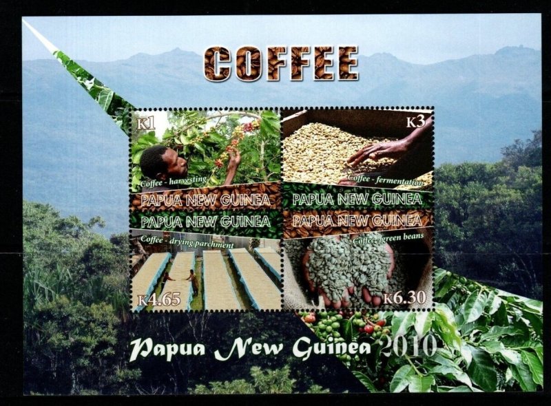 PAPUA NEW GUINEA SGMS1418 2010 COFFEE MNH