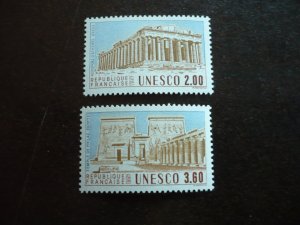 Stamps - France Unesco - Scott# 2039-2040 - Mint Never Hinged Set of 2 Stamps