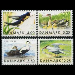 DENMARK 1999 - Scott# 1163-6 Migratory Birds Set of 4 NH