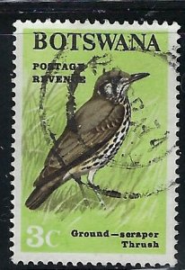 Botswana 21 Used 1967 Bird (fe9492)