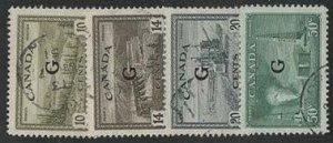 CAN SC #O21-4 U 1950  G ovprt CV $9.00