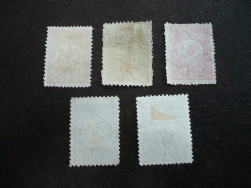 Stamps - Turkey - Scott# 132-136 - Used Partial Set of 5 Stamps