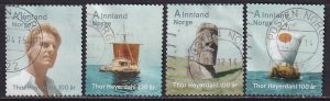 Norway (2014) #1738-41 (4) used set. Perf. 13x13 1/2