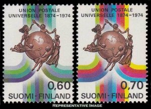 Finland Scott 550-551 Mint never hinged.