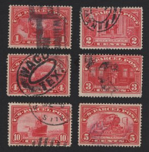 United States USED Scott Number Q1 - Q6  F-VF  #D4   - BARNEYS