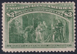 #243 Mint OG, F-VF, Rare (CV $1500 - ID37041) - Joseph Luft