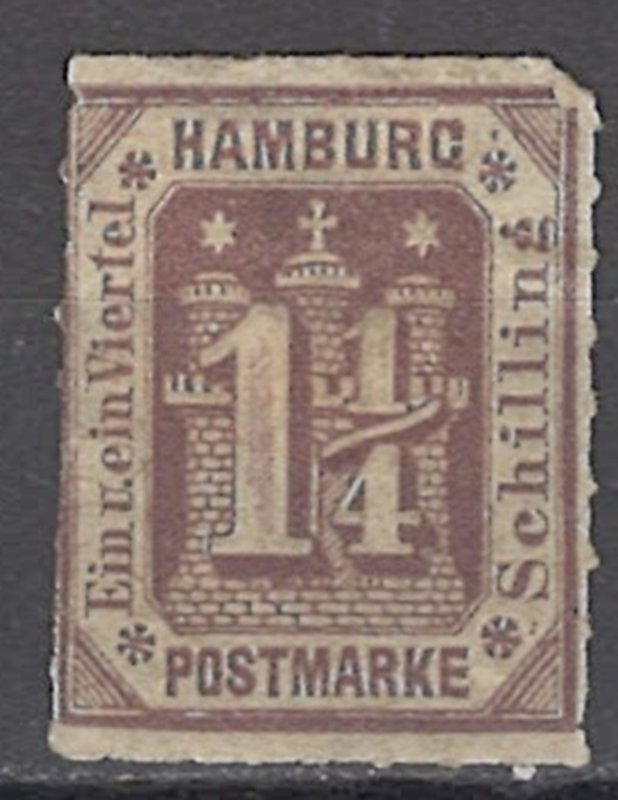 COLLECTION LOT OF #1095 GERMANY STATES HAMBURG # 24 MH 1903+ REPRINT