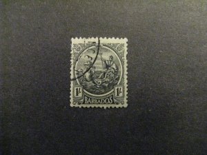 Barbados #159 used dubious cancel short perf a23.2 8195