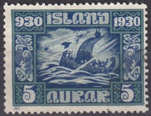 Iceland #153  F-VF  Used  CV $10.00  (Z8000)