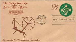 #U572 American Homemaker Stamped Envelope – Anderson Cachet  Scand