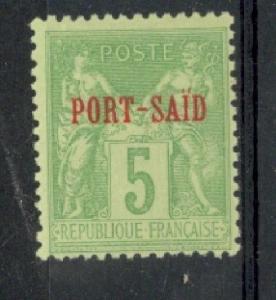 French Offices in Port Said Scott 5a Mint NH (Maury CV 115 Euros) [TA0092]