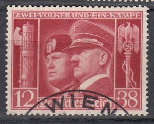 Germany - 1941 Mussolini Hitler Sc# B189 -  (1416)