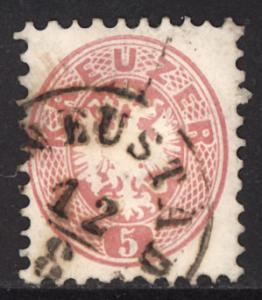 Austria 1864  Scott #24 used