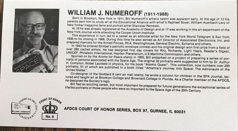 AFDCS Court of Honor 09 1989 William J. Numberoff Westport, Connecticut 