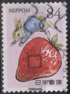 Japan 4565f (used) 84y Peter Rabbit, strawberry (2022)