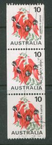 Australia SG 468d  VFU   Coil Stamp strip of three