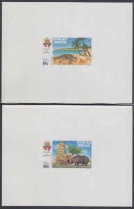 TOGO Sc # 782-4,C156-8 CPL MNH SET of 6 PROOF CARDS - TOURISM PUBLICITY