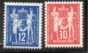 Germany DDR, 49-50, Mint Never Hinge. CV $ 14.50